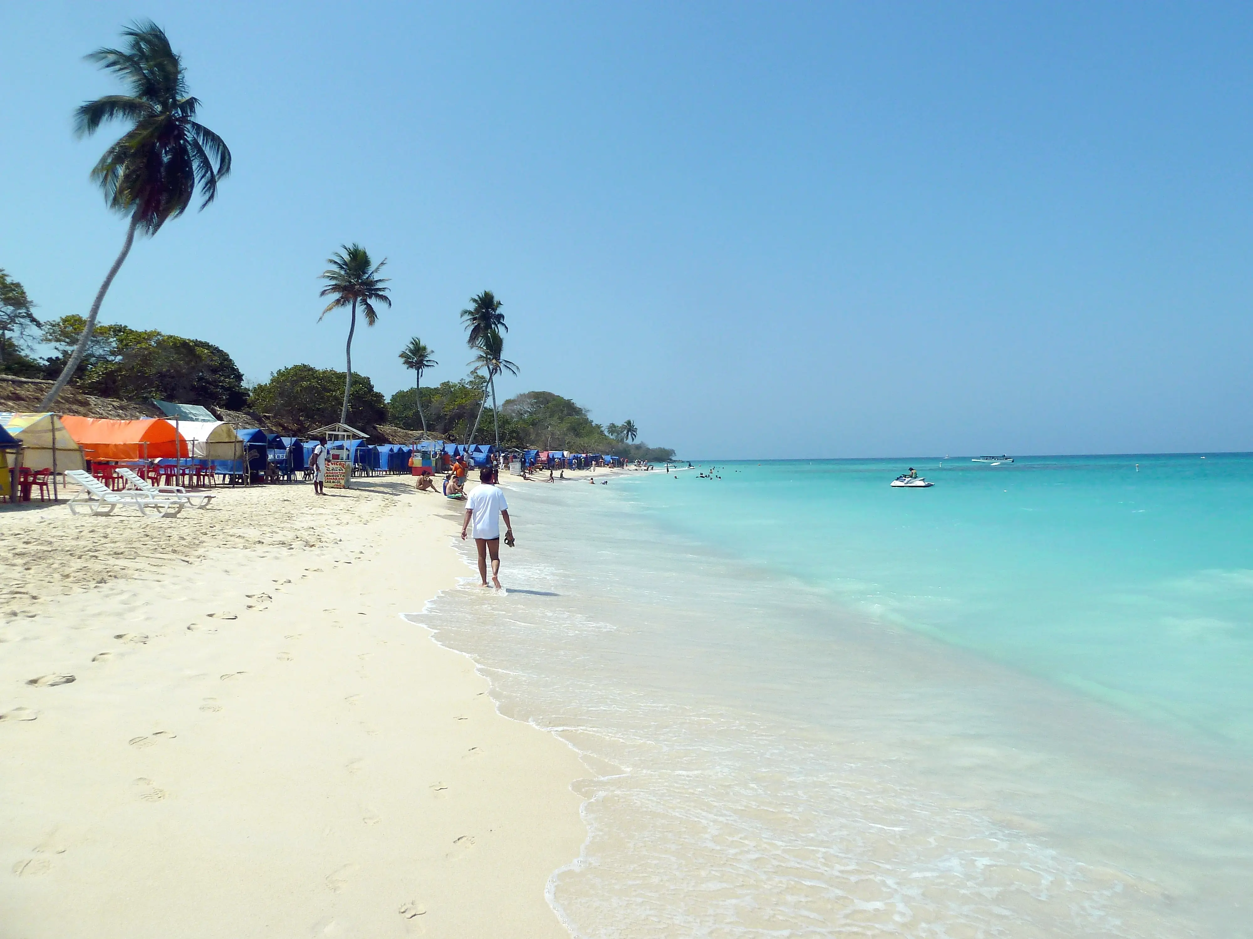 Playa de Barú en Bolívar