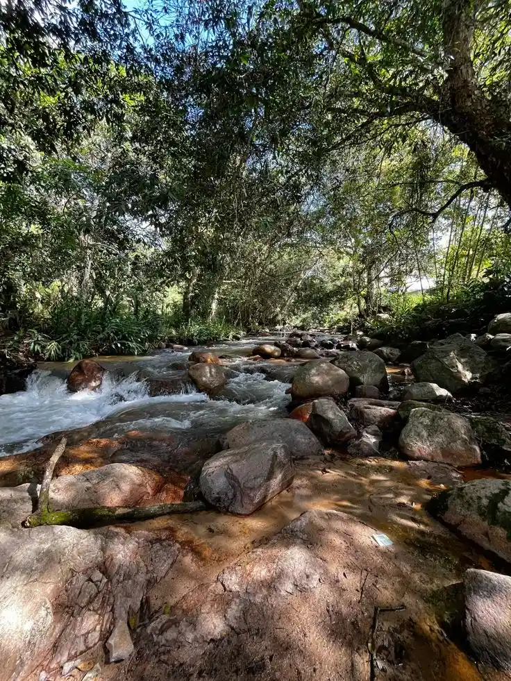 Vista de Pueblo Bello en la Sierra Nevada, Cesar