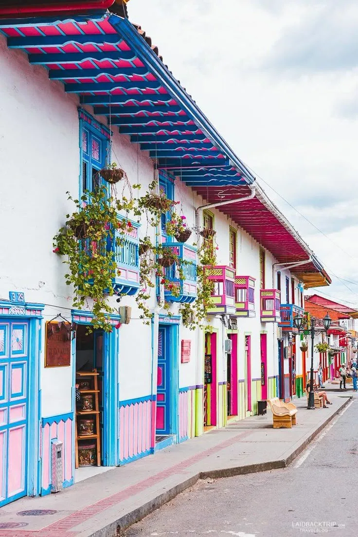 Calles coloridas de Salento, Quindío